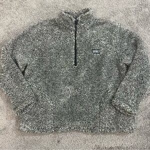 Rip Curl Black and White Zip Up Sweater